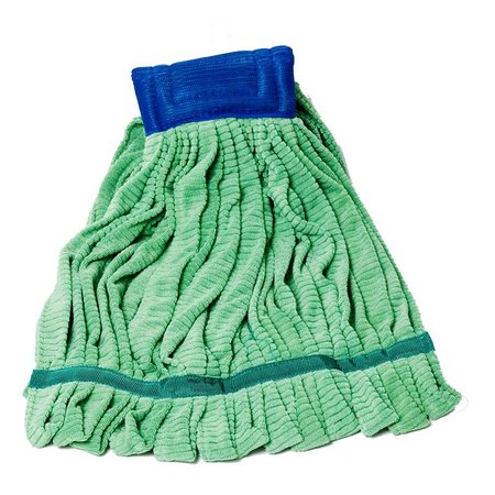 MONARCH Tube Mop, Green, Microfiber, M600014G M600014G